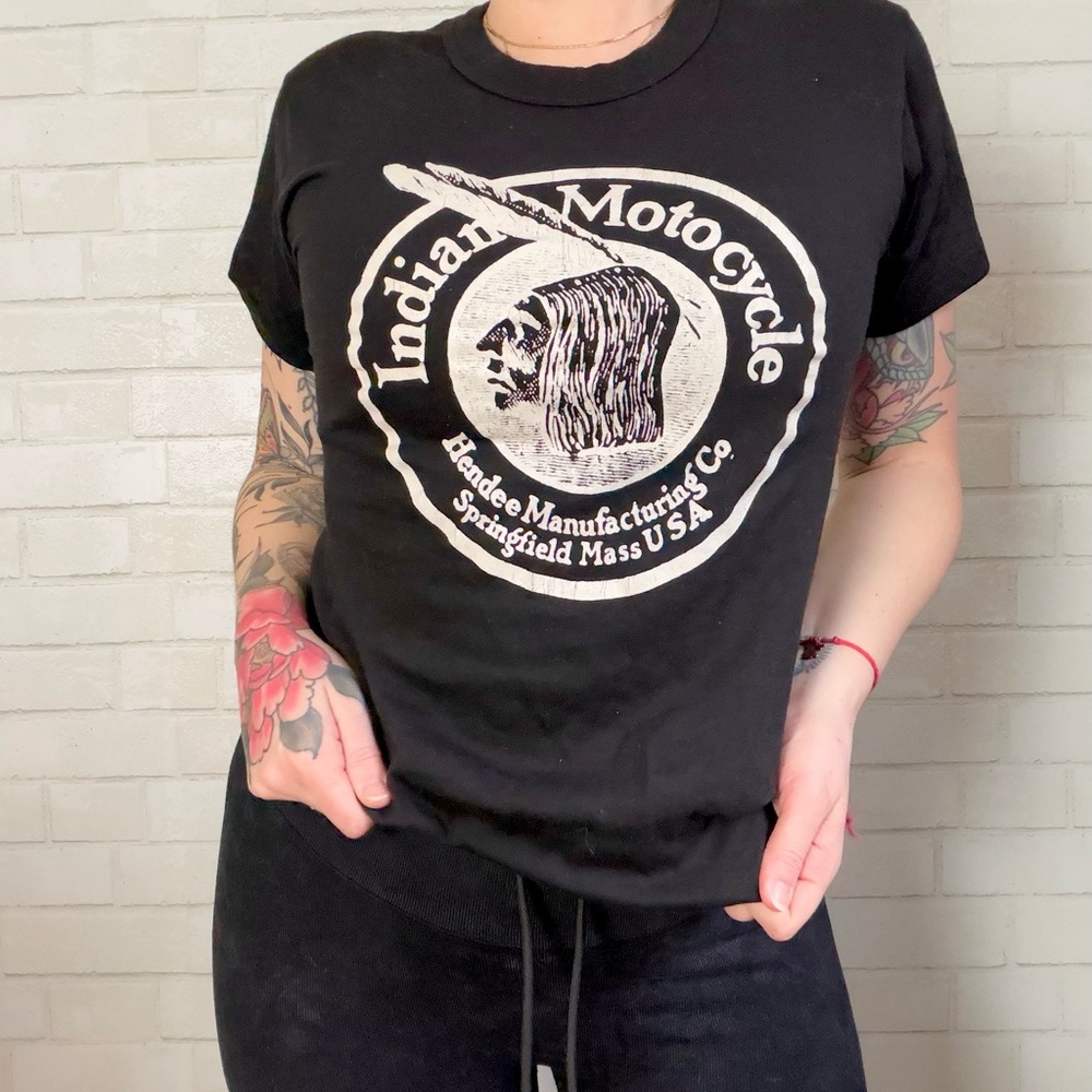 VINTAGE Indian Motorcycle tee